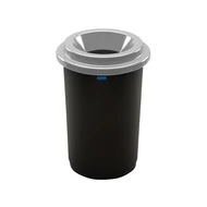 Nyitott és levehető fedeles szemetesek