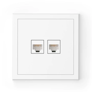 Commel  csatlakozóaljzat RJ45, CAT6 süllyesztett fehér  