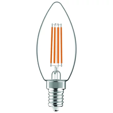 Avide LED Filament Candle 4.9W E14 WW 2700K Super High Lumen