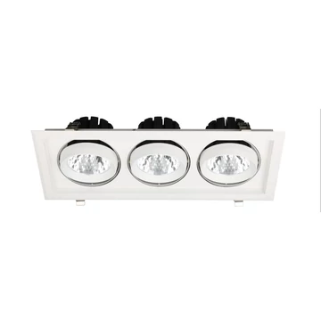 Avide LED Downlight Sein Négyzetes 3x30W IP20 8400lm 36° NW 4000K