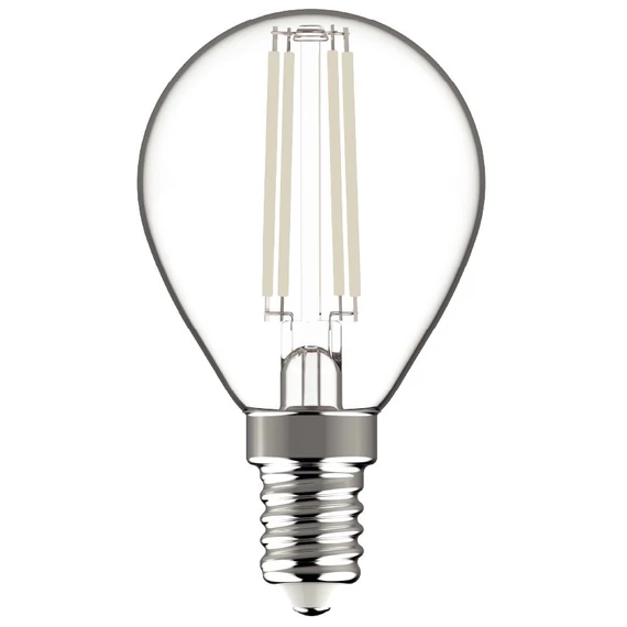 Avide LED White Filament Mini Globe 6.5W E14 WW 2700K