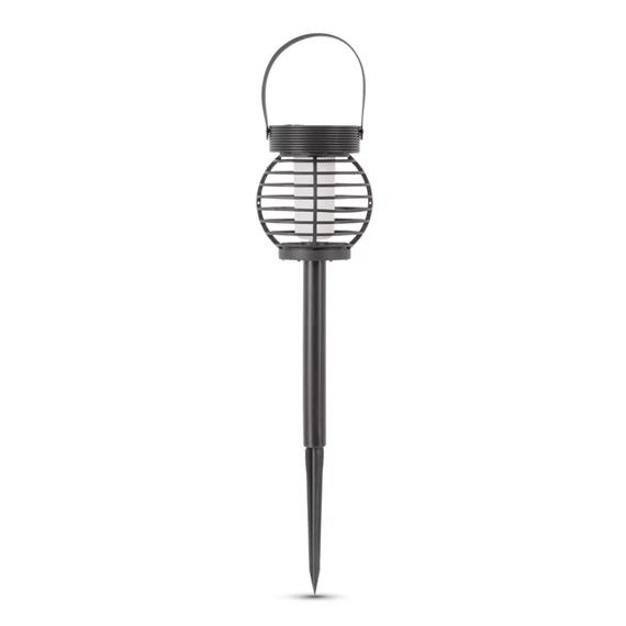 Entac Multifunkcionális Kerti Szolár Lámpa Láng Effekttel, átmérő 10cm, 12db WW SMD LED, 12db/kínáló