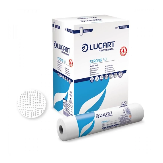 Lucart Strong 50 Joint orvosi papírlepedő, 2 rétegű 50 cm, 50 m, 6 tekercs/karton