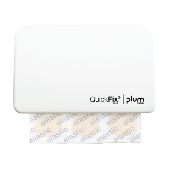 Plum QuickFix UNO Ragtapaszadagoló fehér 1 x 45 db rugalmas ragtapasszal