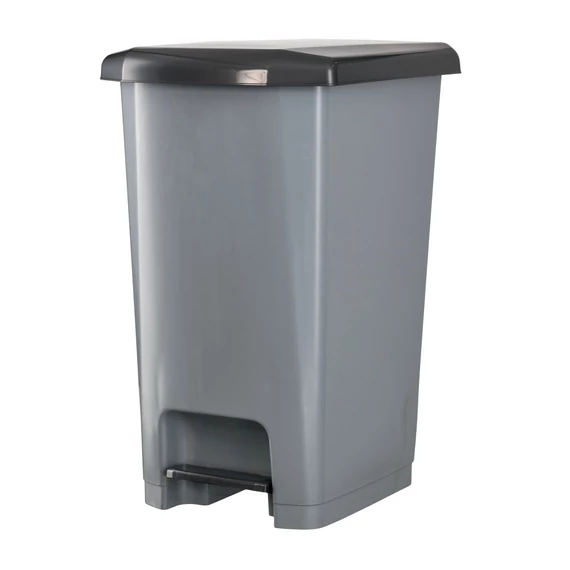 Pedálos szemetes kuka SLIM, műanyag, ECO antracit, 25L