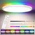 Kép 2/11 - Adviti LED mennyezeti lámpa távirányítóval RGB- CCT fehér 36w 3500 lm