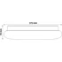 Kép 3/3 - Avide LED Mennyezeti Lámpa Larissa 24W 375*70mm CW 6400K