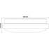 Kép 3/3 - Avide LED Mennyezeti Lámpa Pandora (Alu) 24W 380*110mm CW 6400K