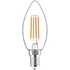 Kép 1/3 - Avide LED Filament Candle 4.5W E14 WW 2700K