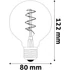 Kép 3/3 - Avide LED Soft Filament G80 4.5W E27 EW 2700K