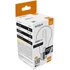 Kép 2/3 - Avide LED White Filament Globe 8.5W E27 NW 4000K