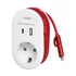 Kép 1/4 - Virone hálózati elosztó adapter, telefontöltő schuko + USB A+C, USB C + lightning kábel