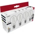Kép 2/2 - Avide LED White Filament Globe 4.5W E27 WW 2700K-4er