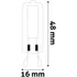Kép 3/3 - Avide LED 2.2W G9 COB WW 3000K