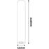 Kép 2/2 - Avide GU10 Lámpatest Kerek Fehér 240mm