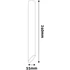 Kép 2/2 - Avide GU10 Lámpatest Kerek Fehér 240mm