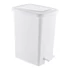 Kép 1/2 - Slim Műanyag pedálos szemetes, fehér, 25L