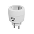 Kép 2/3 - Commel hálózati elosztó adapter,telefontöltő  USB A+C, dugalj
