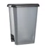 Kép 3/4 - Pedálos szemetes kuka SLIM, műanyag, ECO antracit, 25L