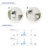 Kép 2/3 - Commel LED reflektor, napelemes, mozgásérzékelővel, 8W,  