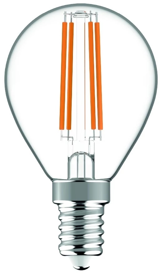 Avide LED Filament Mini Globe 4.9W E14 WW 2700K Super High Lumen