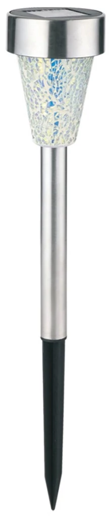 Entac Kerti Szolár Lámpa 400mm Rozsdamentes acél Mozaik Üveg 1 LED RGB 12/kínáló