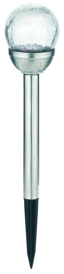 Entac Kerti Szolár Lámpa 400mm Rozsdamentes acél Üveg fej 1 LED RGB 12/kínáló