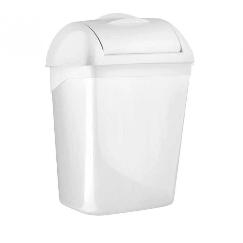 Mar plast falra is szerelhető fehér szemetes, intim tasak gyűjtő  8 L
