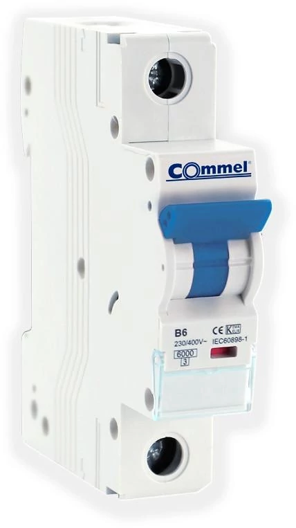 Commel kismegszakító 6 A 1P B 6kA